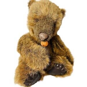Vtg Charleen Kinser Nutmeg Bear Jointed Posable Limited 959 Of 999 Signed 1988